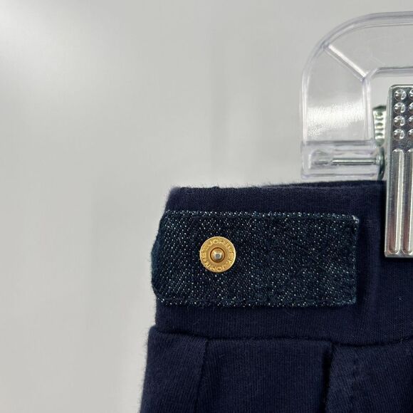 ST. JOHN Sport Navy Blue Straight Leg Pull On High Rise Casual Pants Size Medium - Picture 4 of 6